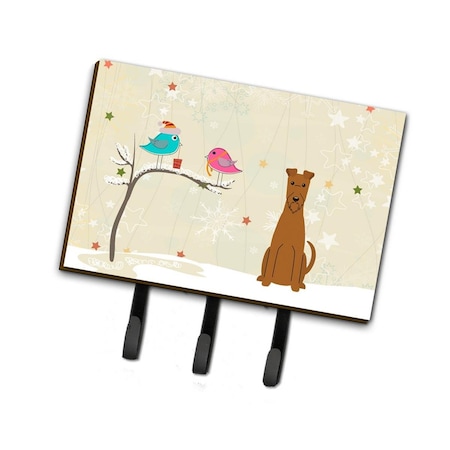 Carolines Treasures Christmas Presents Between Friends Irish Terrier Leash or Key Holder BB2534TH68